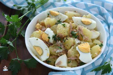 Insalata Di Patate Con Uova Sode E Tonno Cucina Serafina