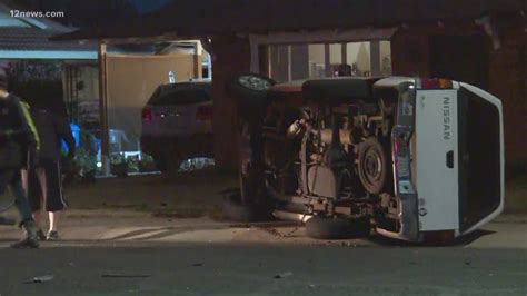 Driver Arrested After Crashing Car Into Home In Phoenix