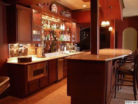 Basement Bar Traditional Kitchen Charlotte