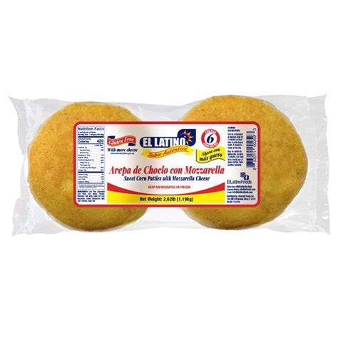 El Latino Arepa De Choclo Con Queso Lb Costco Food Database