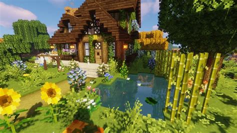 Minecraft Cottages Will Satisfy Your Desire For Relaxation Pc Gamer