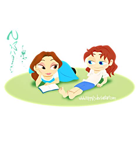 Walt Disney Fan Art - Belle & Prince Adam - Walt Disney Characters Fan ...