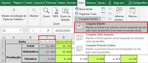 Como Congelar Linhas Ou Colunas No Excel Engenheira Do Excel Hot Sex