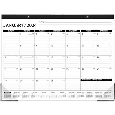 Desk Calendar Large Desk Calendar X