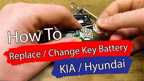 Diy How To Replace Change Key Fob Battery From Kia Hyundai