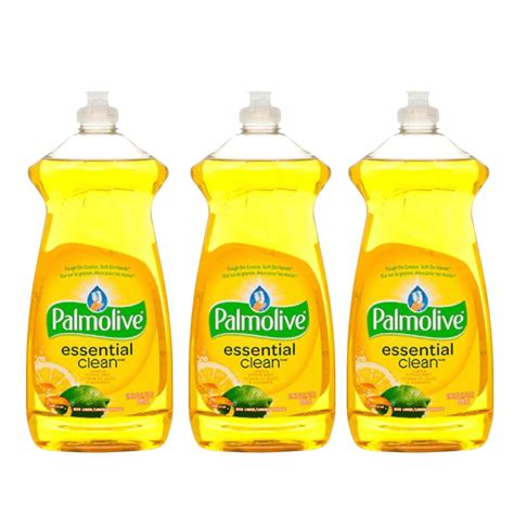 Palmolive Liquid Dish Soap Essential Clean Lemon Citrus Zest 28 Fl Oz