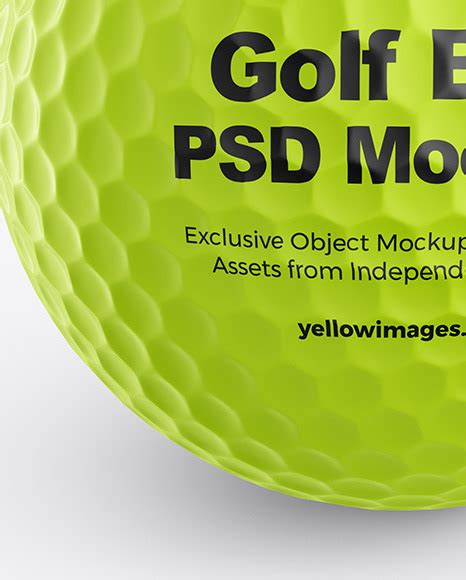 Golf Ball Mockup Free Download Images High Quality Png  107348