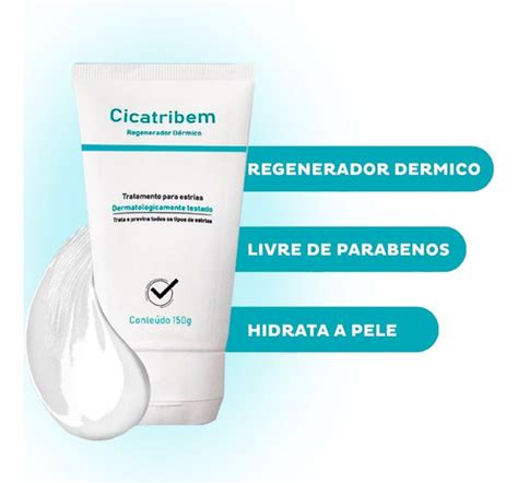 Kit 2 Cicatribem Contra Estrias E Cicatriz Creme 150g Parcelamento