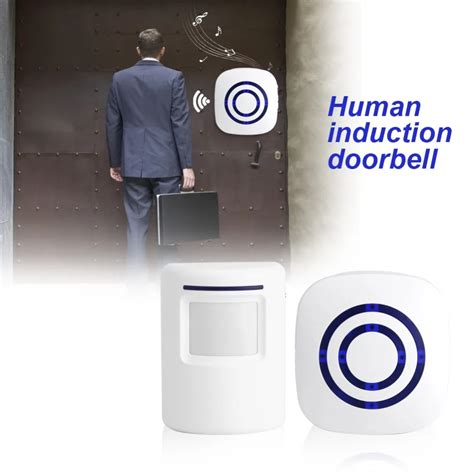 Professional Motion Sensor Wireless Digital Doorbell With Pir Sensor Infrared Detector Induction