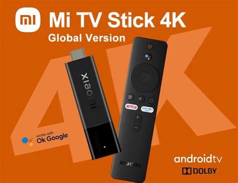 Купить Медіаплеєр Xiaomi Mi TV Stick 4K (PFJ4122EU), цена 2499 грн ...