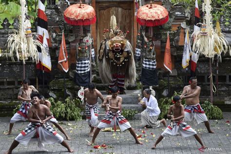 Pentas Tari Harian Di Batubulan Bali Antara News