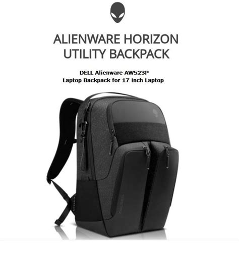 Jual Backpack Gaming Dell Alienware Aw523p 17 Inch Horizon Utility