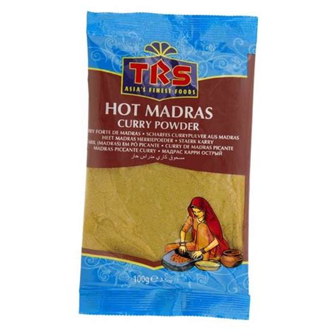 Trs Hot Madras Curry Powder 100g Tjins Toko