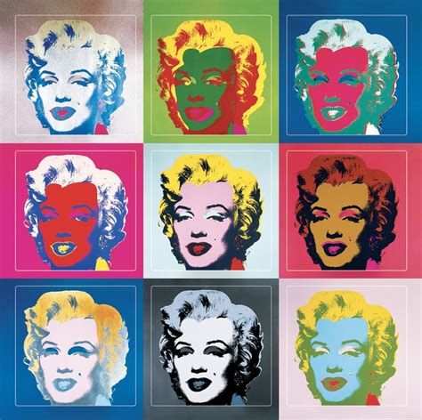 Warhol Marilyn Monroe Sticker Sheet