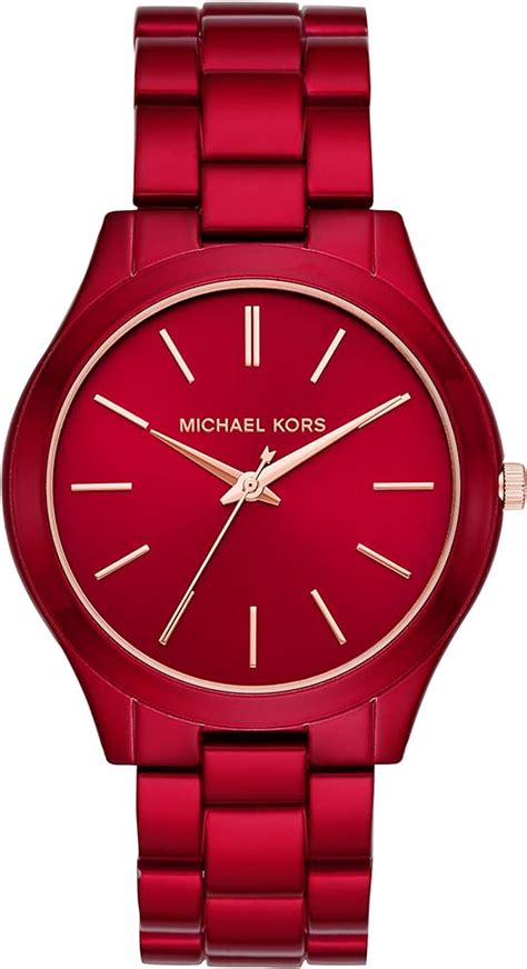 Actualizar 76 Imagen All Red Michael Kors Watch Abzlocal Mx