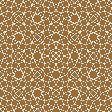 Seamless Arabic Geometric Ornament In Brown Color Vector Arab