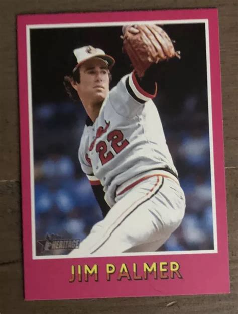 Topps Heritage Baseball Sensations Jim Palmer Baltimore Orioles