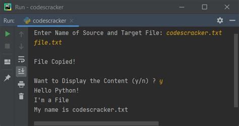 Python Program To Copy Content Of One File To Another