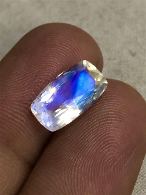 Rainbow Moonstone Aaaaa High Quality Faceted Fine Cut Etsy