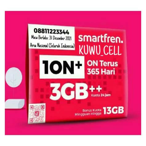 Jual Kartu Perdana Smartfren On Ion Plus Shopee Indonesia