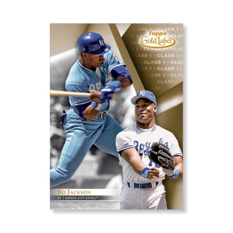 Bo Jackson 51 Royals Hof Klasse 1 Version Ed 10 Made 2018 Topps