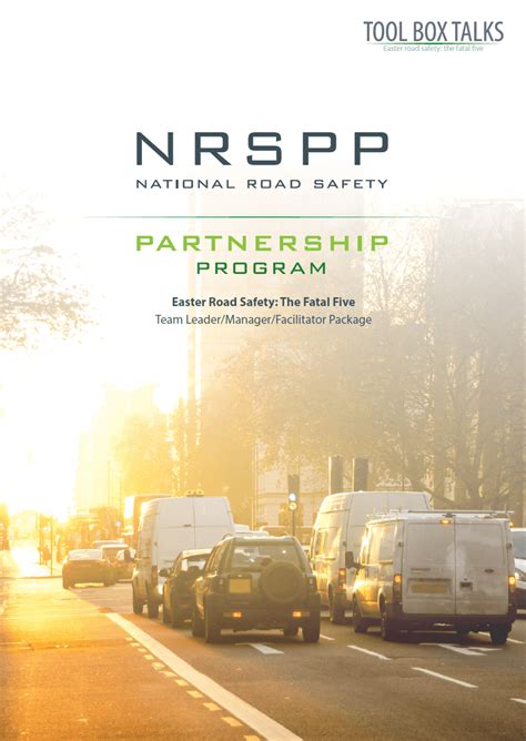 Nrspp Tool Box Talks Easter Road Safety The Fatal Five Nrspp Australia