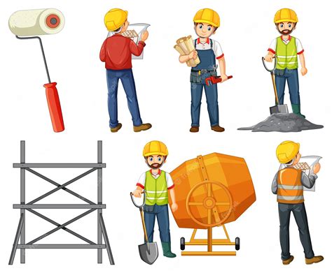 Worker Man Cartoon Stock Vector Image Art Alamy Clip Art Library