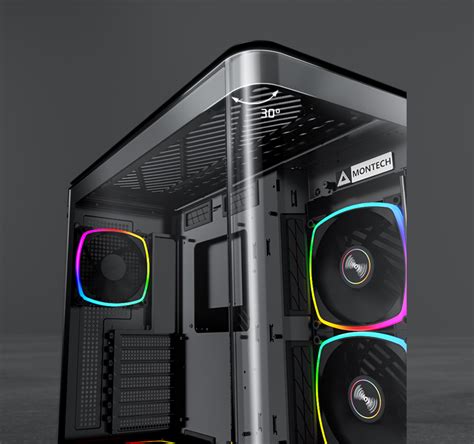 Montech King Pro Dual Chamber Atx Mid Tower Pc Gaming Case High