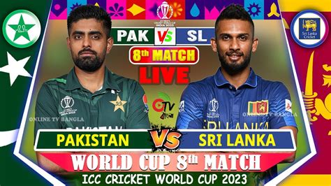 LIVE ICC WORLD CUP PAK VS SL 8TH MATCH Hyderabad LIVE MATCH CENTRE