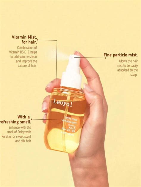 Leoyol Daisy Hair Vitamin Mist Sweet Scented And Silk Hair Keratin