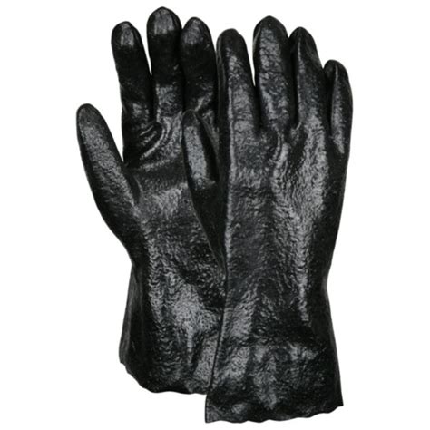 Black Pvc Work Gloves Universal Industrial Supply