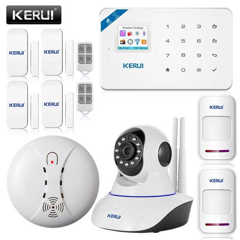 Kerui W18 Wireless Wifi GSM IOS Android APP Control LCD GSM GPRs