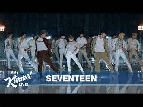 Seventeen A Evoluat Cu Ready To Love La Jimmy Kimmel Live K POP