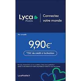 Carte Sim Pr Pay E Lyca Cartes Sim Lyca Mobile Maison De La Presse