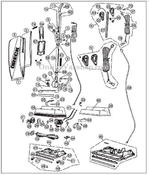 Oreck Xl Commercial Upright Parts