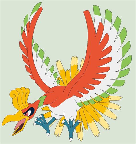 Ho Oh Wiki Pokémon Amino