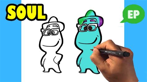 How To Draw Soul Pixar Joe Gardner Easy Pictures To Draw Youtube