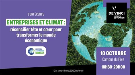 Conf Rence La Convention Des Entreprises Pour Le Climat Yannick