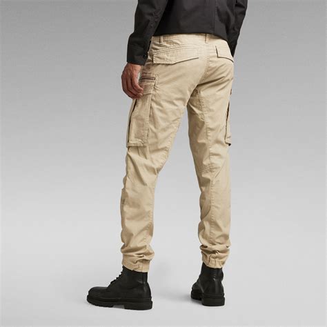 Rovic Broek Zip 3d Regular Tapered Beige G Star Raw®