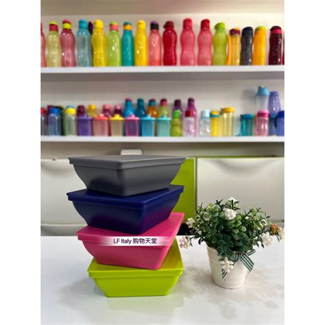 Tupperware Zen Square Small Ml Shopee Malaysia