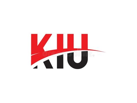 Kiu Letter Initial Logo Design Vector Illustration Stock Vector