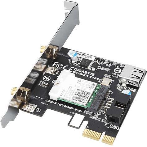 Gigabyte GC WBAX200 802 11ax Dual Band WIFI Bluetooth 5 0 PCI E