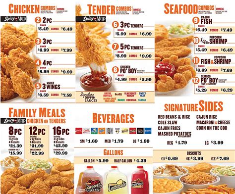 Popeyes Menu Prices 2024 Lunch Dinner