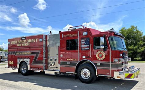 Custom Pumper Palm Beach County Fire Rescue Fl Sutphen Corporation