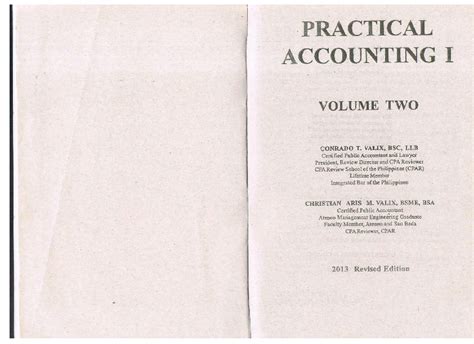 Practical Accounting Vol Valix Pdfcoffee