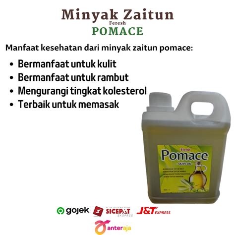 Jual OIL Minyak Pomace Minyak Zaitun Pomace Jaitun Kemasan 1L Curah