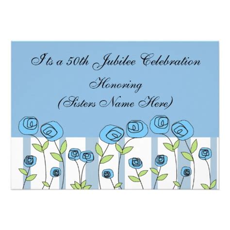 Nuns 50th Jubilee Celebration Invitations | Zazzle