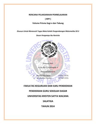 RPP Volume Prisma Dan Tabung PDF