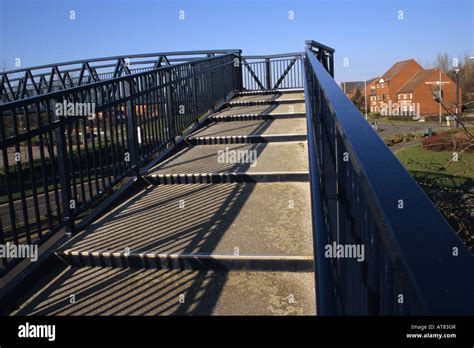 Footbridge At Festival Park Stoke-on-Trent Stock Photo - Alamy