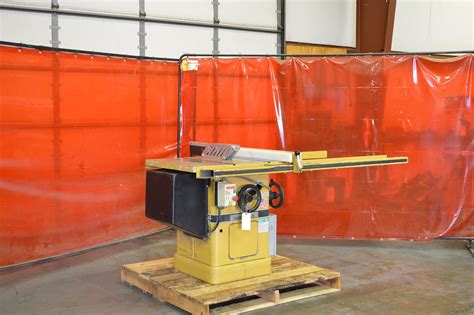 Used Powermatic 66 Table Saw Wt Square Fence System